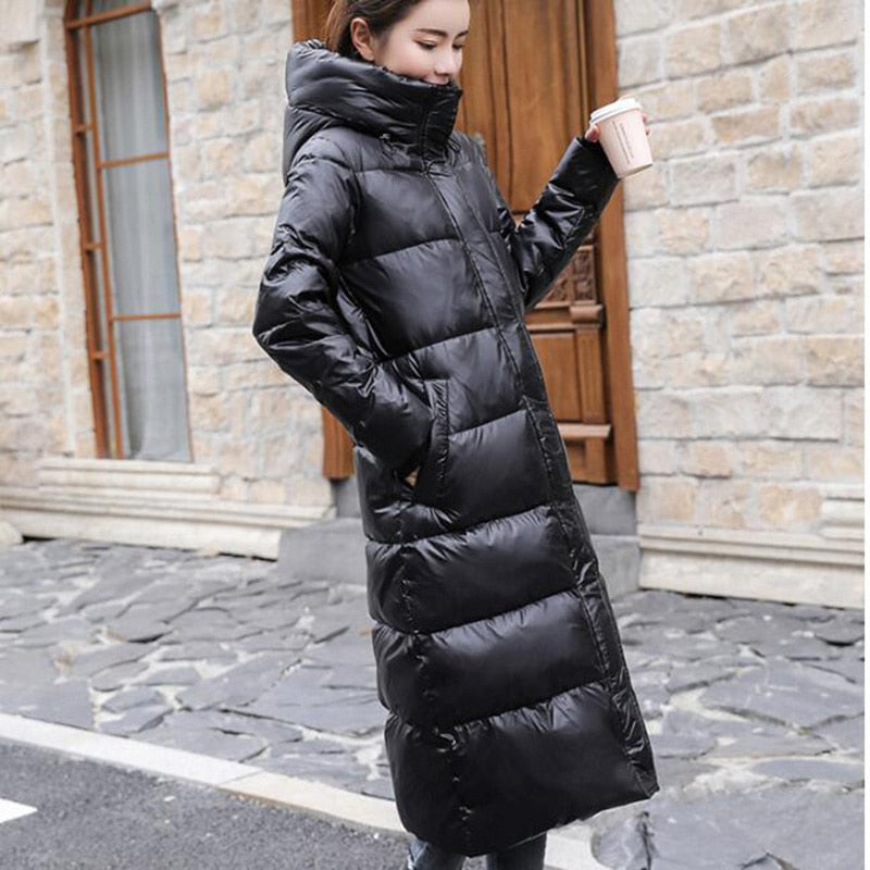 2020 Hot Coat Jacket Winter Women Hooded Parkas Hight Quality Female Winter White Duck Down Female Thick Warm Down Coat