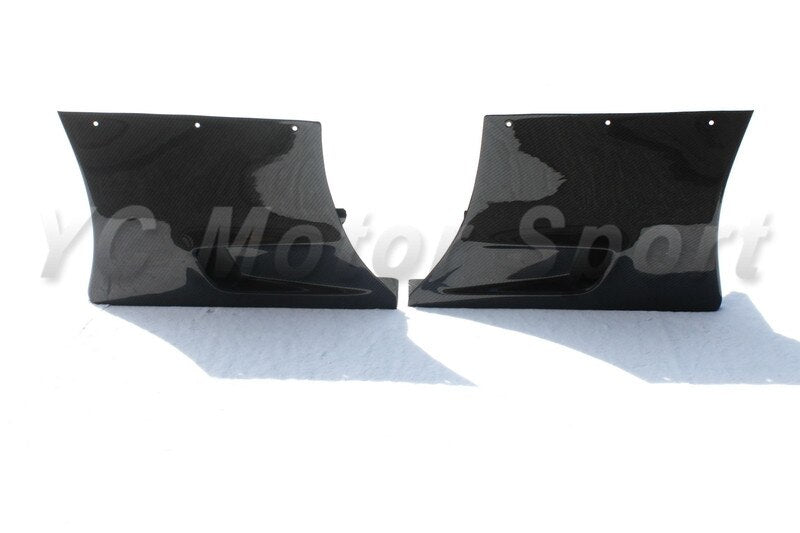 Car Accessories Carbon Fiber RE-GT Style Front Wing Addon 2pcs Fit For 1992-1997 RX7 FD3S Front Wing Addon Attachment