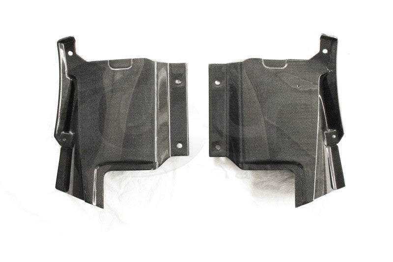 Car-Styling Auto Accessories Full Carbon Fiber Engine Bay 2Pcs Fit For 2004-2009 F430 Engine Bay Replacement