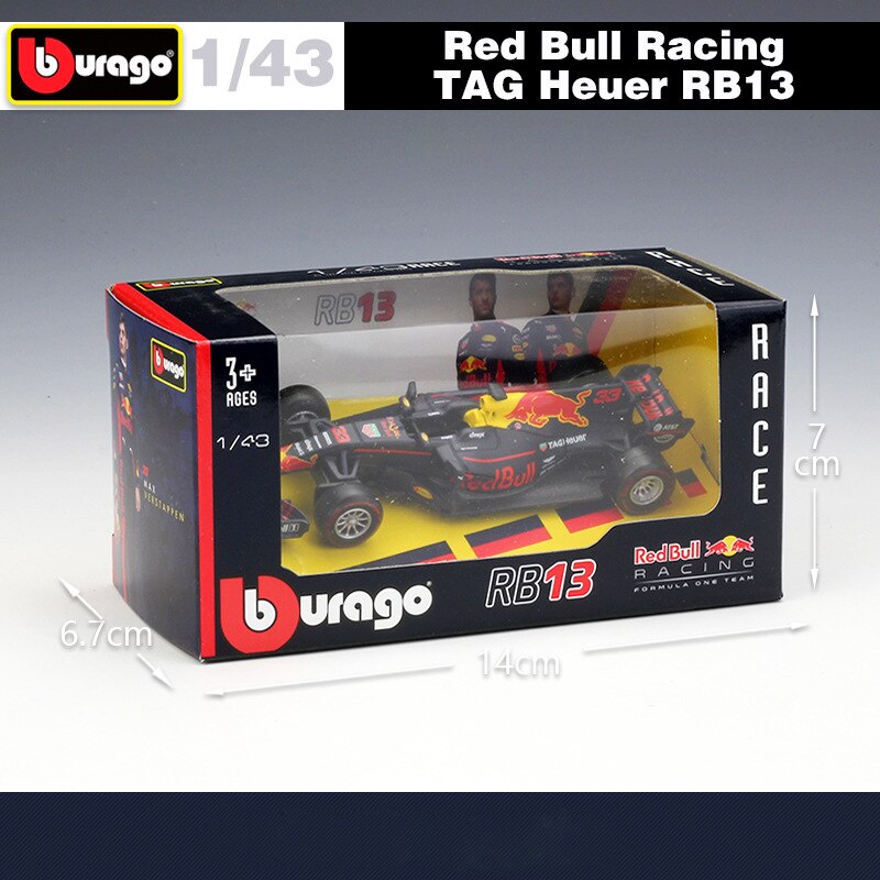 1:43 Scale F1 Red Bull Racing F1 Car RB14&13&12 Infiniti Racing Team Alloy Toy Formulaed 1 Car Diecast Collection Model Kid Gift