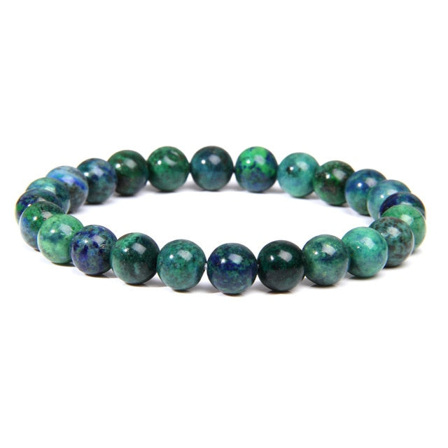 100% High quality natural stone beads bracelet smooth matte agates sodalite lapis lazuli fluorite crystal beads jewelry bracelet