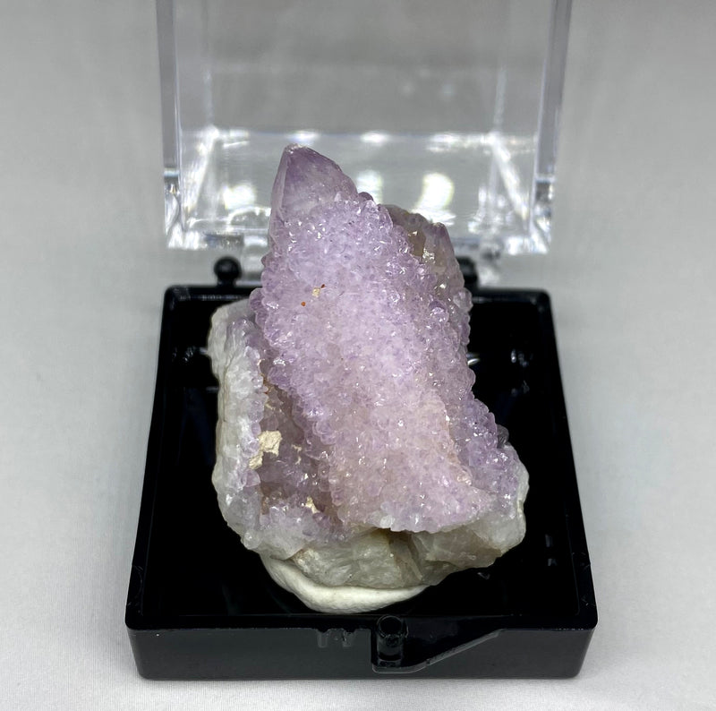 100% Natural South Africa Cactus Amethyst Spirit Quartz Crystal Cluster stones and crystals healing quartz (box size 3.4 cm)