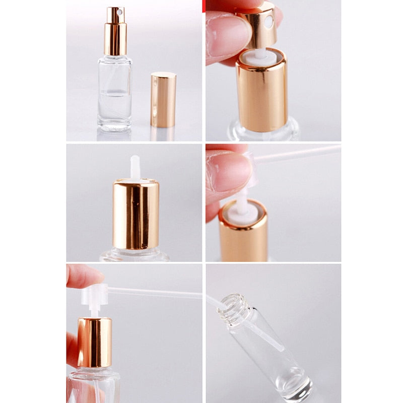 10Pcs/Bag Perfume Refill Tools Diffuser Funnels Cosmetic Pump Dispenser Portable New sprayer refill pump bottle Filling device