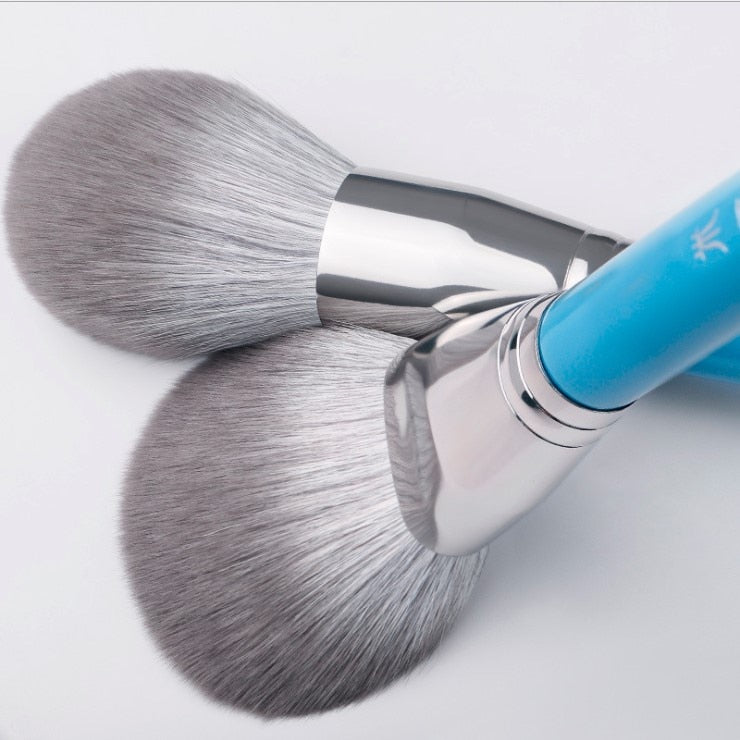 13pcs/set Blue Makeup brushes whole set Big Powder Blusher sculpting Eyeshadow make up kit smudge highlighter eyebrow lip brush