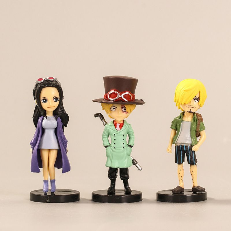 1PCS One Piece Sabo Robin Doll Toy Cake Ornaments Figures Toys Bt21 Action