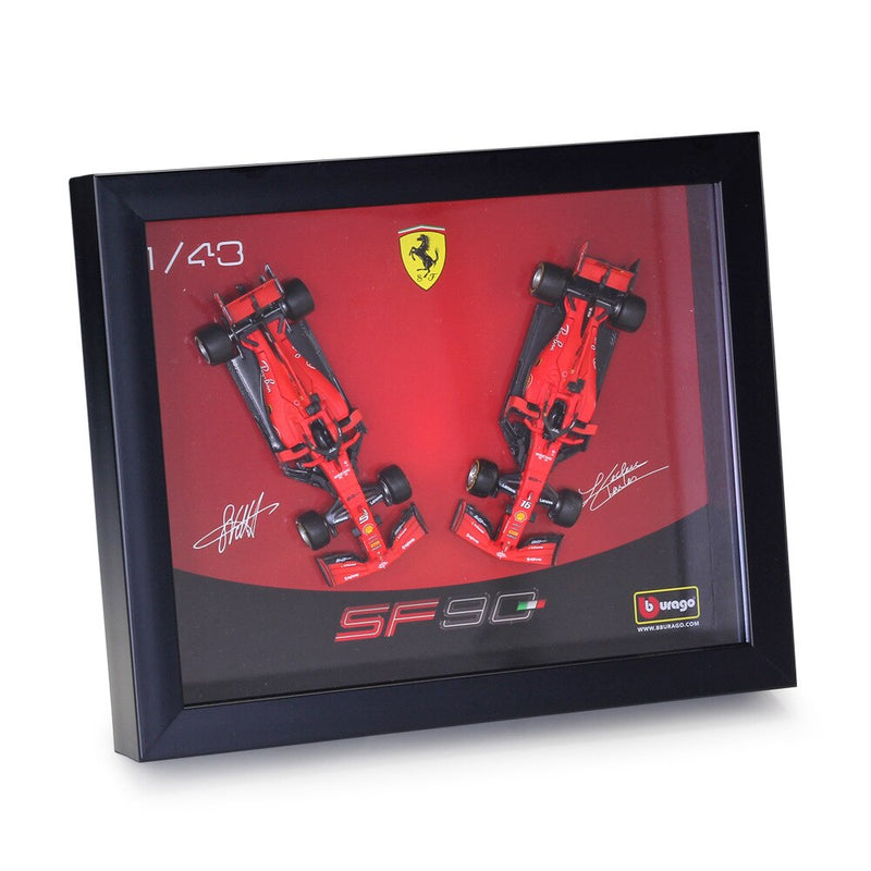 2019 Bburago Diecast 1:43 Car Metal Model Benz F1 Racing Car Ferrari Racing Team Alloy Formula 1 Photo Frame Office Decoration