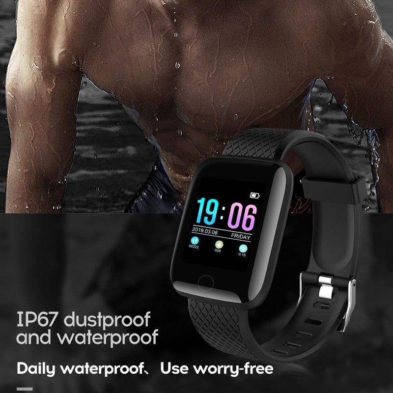 2019 New Stylish D13 Smart Watches Electronic Sports Smartwatch Fitness Tracker For Android Smartphone IP67 Waterproof Watch