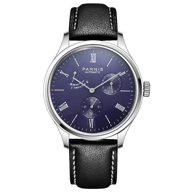 2020 Luxury Man Parnis Power Reserve Automatic Watch Mechanical Self Winding Men Watches mekanik kol saati relogio automatico