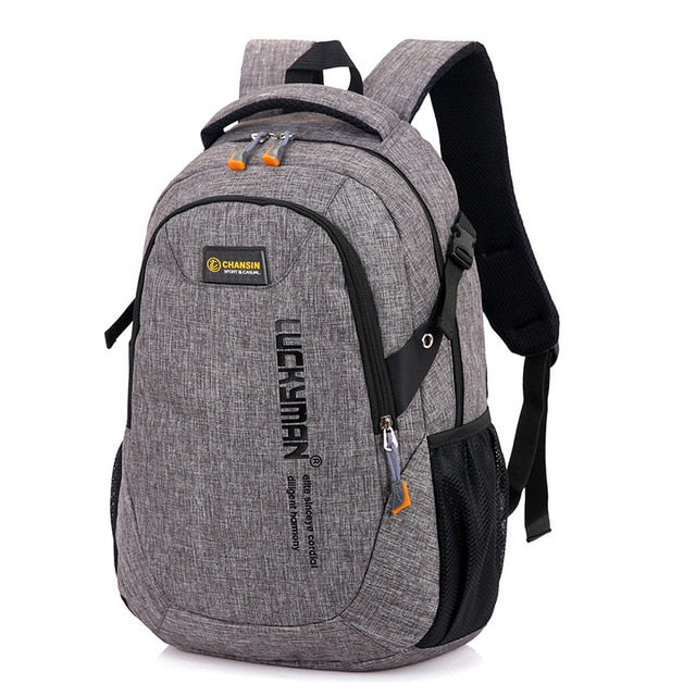 2020 New Fashion Men's Backpack Bag Male Polyester Laptop Backpack Computer Bags high school student college students bag male