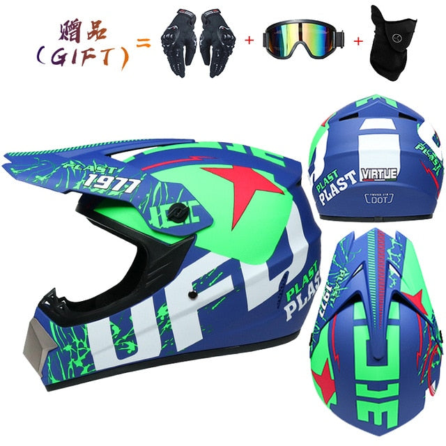 2020 New Off-Road Motorcycle Helmet Men And Women Motocross Helmet Full Face Kask Downhill Casque Moto Cross Enfant Capacete