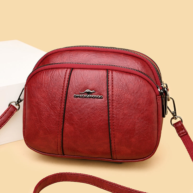 2020 New Women Handbag Fashion leather Shoulder Bag Small round bag Messenger Bag Sweet Woman Bag Solid Color Shoulder Bag