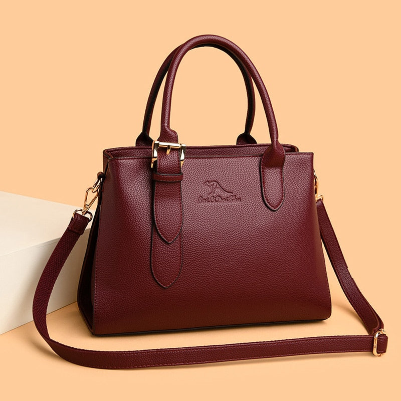 2020 New Women's Bag High Quality Ladies Large Capacity Leather Shoulder Messenger Bag Luxury Designer Women Purses And Handbags