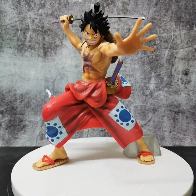 21 CM One Piece Figure WaNo Kuni No Umi Version Monkey D Luffy Oversea Limited PVC Action Figurine Model Figure Toy
