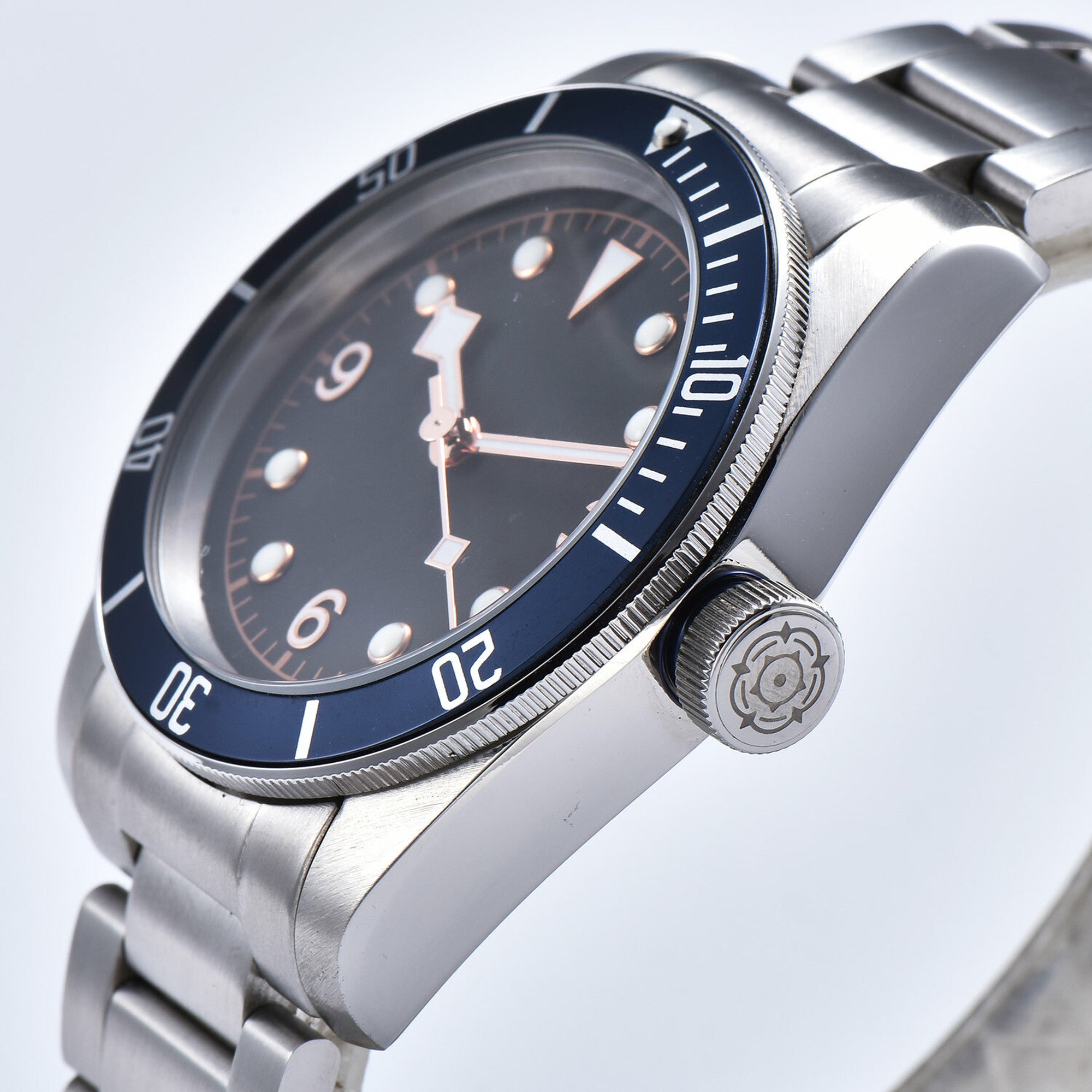 Men's Mechanical Self-Winding Black Bay Watches / Navy, Gold / Suits, Popular Brands / Fashion B61