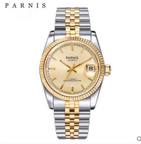 36mm Parnis Sapphire Glass 21 Jewels Miyota Luminous Automatic Women Watch