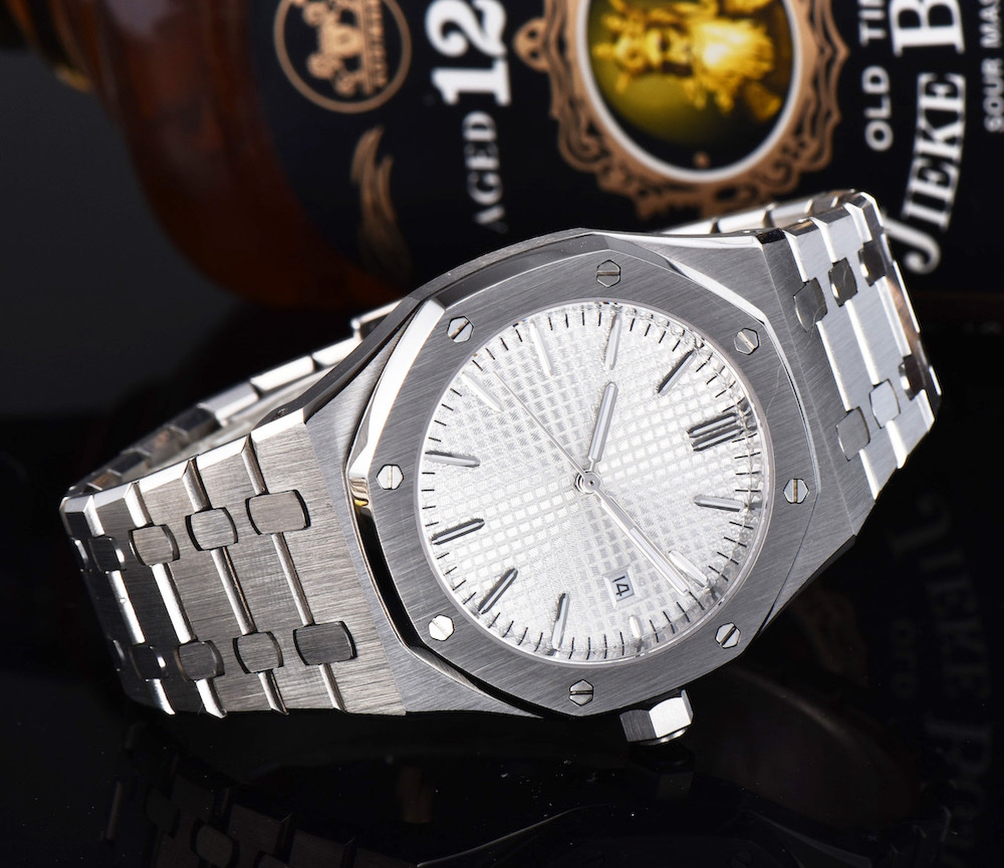 Mechanical Men's Automatic: Stainless Steel Watches Silver / White / Suits, Popular Luxury Brands / Fashion AP74