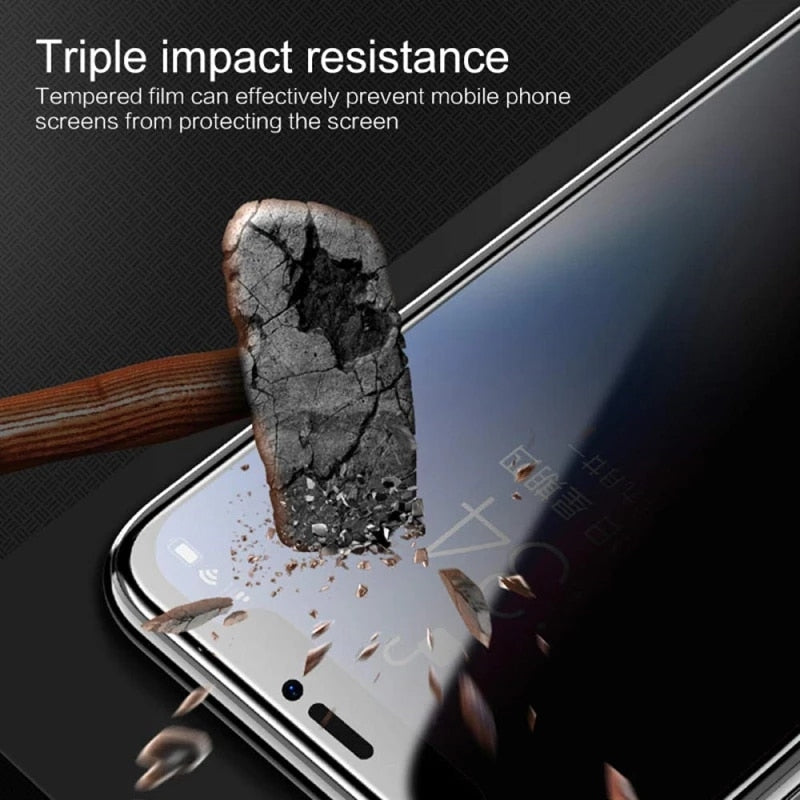 3PCS Anti Spy Peep Privacy Tempered Glass for IPhone 11 Pro XS Max XR X on IPhone12 7 8 6 6S Plus SE 2020 Film Screen Protector