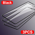 3PCS Full cover Screen Protector Glass For iPhone 12 11 Pro X XR XS MAX Mini Tempered Glass On iPhone 8 7 6 6S Plus 5 5s SE Film