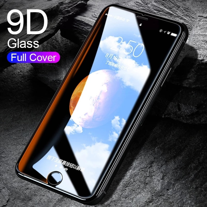 3PCS Tempered Glass Film On For iPhone 11 12 Pro Max Mini X XR XS SE 2020 7 8 6 6s Plus For iPhone 5 5s Screen Protector Glass
