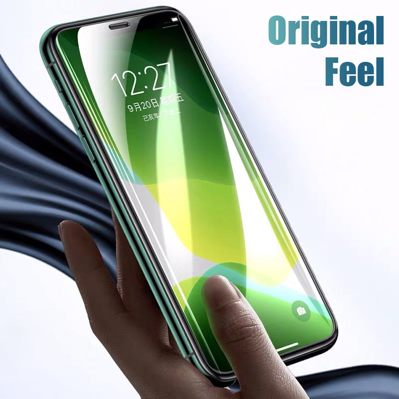3PCS Tempered Glass Film On For iPhone 11 12 Pro Max Mini X XR XS SE 2020 7 8 6 6s Plus For iPhone 5 5s Screen Protector Glass