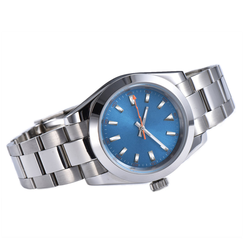 PARNIS Men's self-winding watch / high quality movement / Milgauss blue / suit, popular luxury brand / waterproof