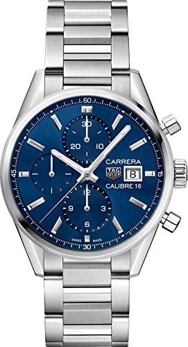 Tag Heuer Carrera Blue Dial Men's Chronograph Watch CBK2112.BA0715