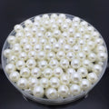 4mm-20mm White Ivory Imitation Pearls Round Pearl Spacer Loose Beads DIY Jewelry Making Necklace Bracelet Earrings Accessories