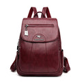 5 Color Women Soft Leather Backpacks Vintage Female Shoulder Bags Sac a Dos Casual Travel Ladies Bagpack Mochilas School Bags