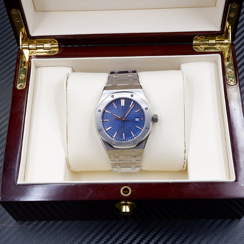 AP Men's Automatic Watch Royal Oak 41mm Sapphire Glass Mechanical Parnis AP78