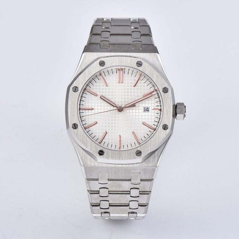 Mechanical Men's Automatic: Stainless Steel Watches / Rose Gold / White / Suits, Luxury Brands / Fashion AP73