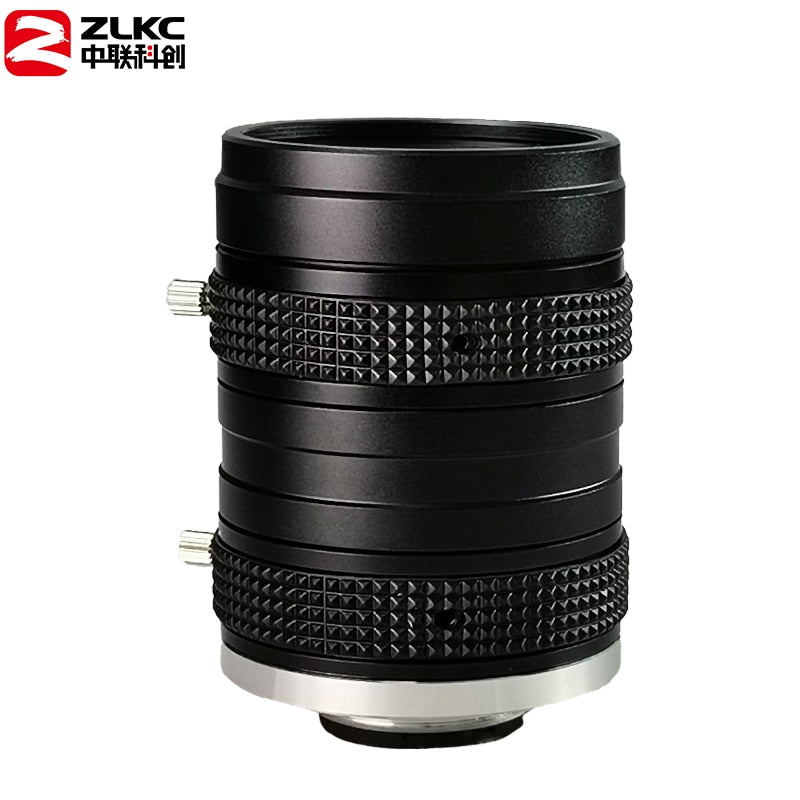 5MP C Mount LENS 16mm ITS / Machine Vision fixed focal length lenses Industrial camera 1-inch Manual Iris for Road Monitoring