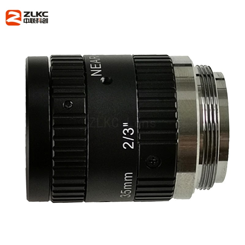 5MP C-Mount lens 8mm12mm16mm25mm35mm50mm HD series 2/3inch FA Machine Vision lenses Industrial camera manual Iris Low distortion