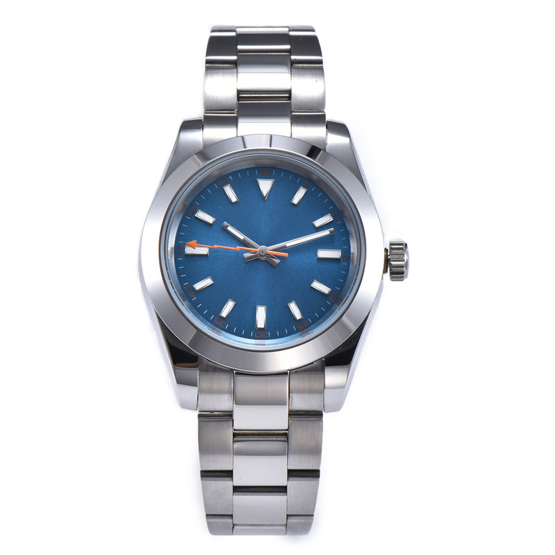 PARNIS Men's self-winding watch / high quality movement / Milgauss blue / suit, popular luxury brand / waterproof