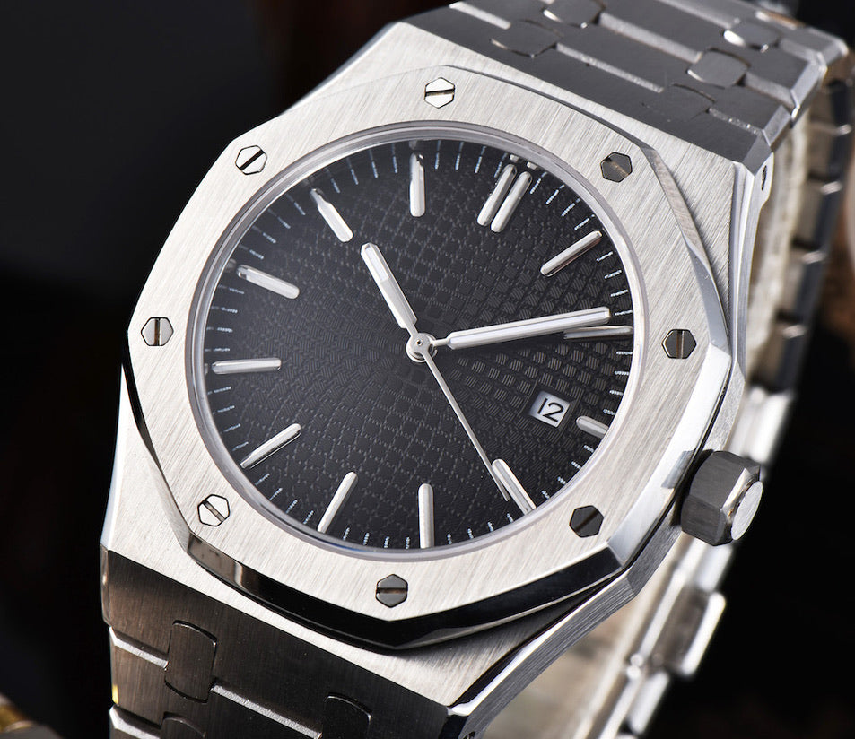 AP Men's Automatic Watch Royal Oak 41mm Sapphire Glass Mechanical Parnis AP75