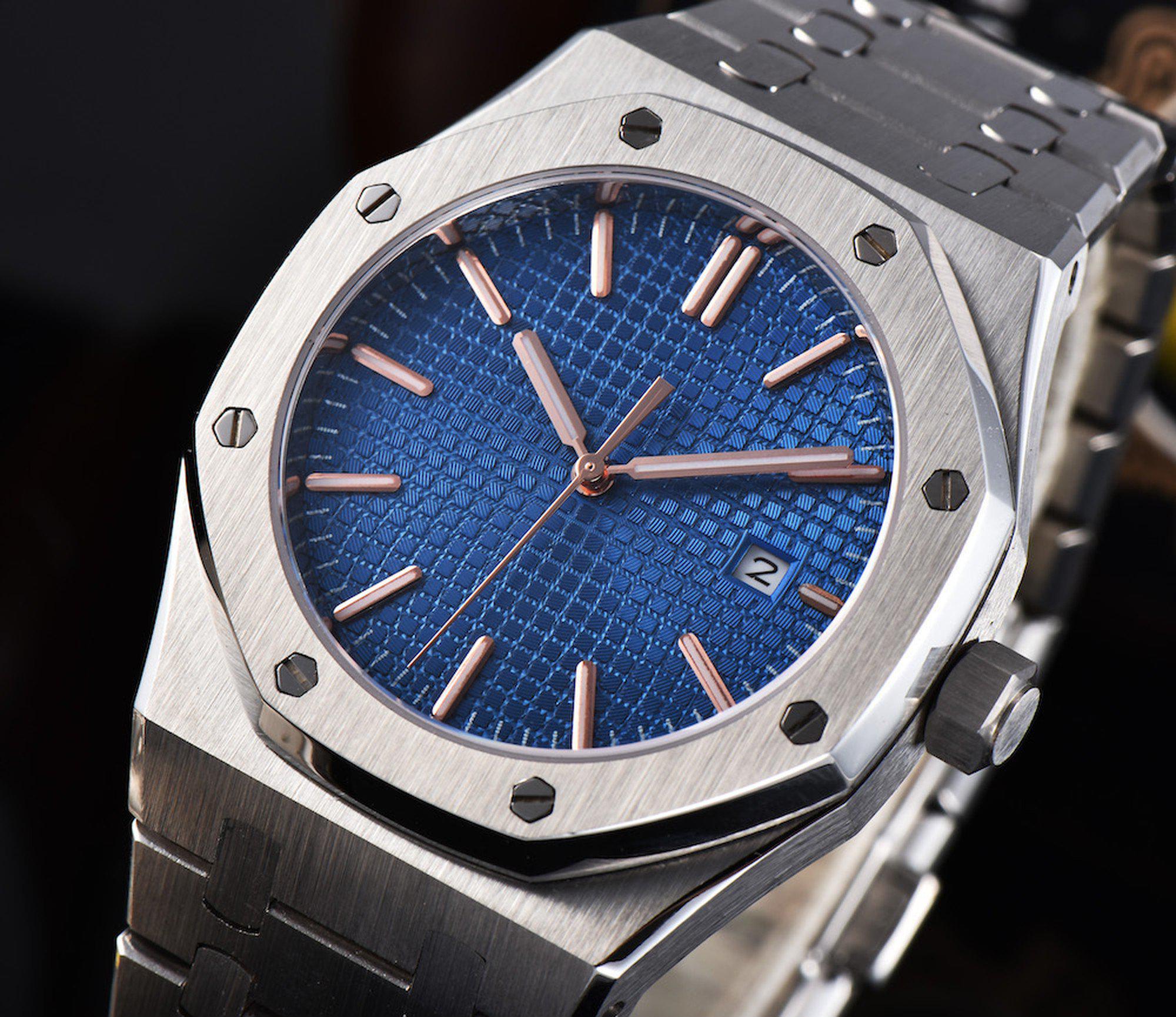 Mechanical Men's Automatic: Stainless Steel Watches / Rose Gold / Blue / Suits, Popular Brands / Fashion AP78