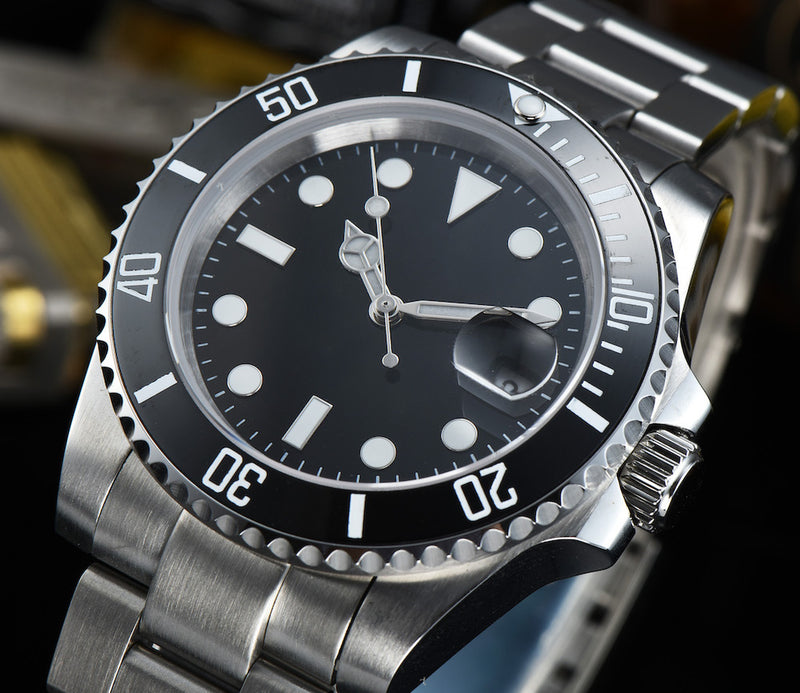 Men's self-winding watch / high quality movement Submariner 40mm black / suit, popular luxury brand / waterproof / fashion