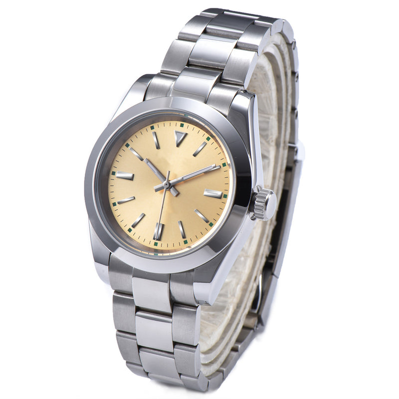 PARNIS Men's self-winding watch / high quality movement / oyster gold / popular luxury brands / waterproof