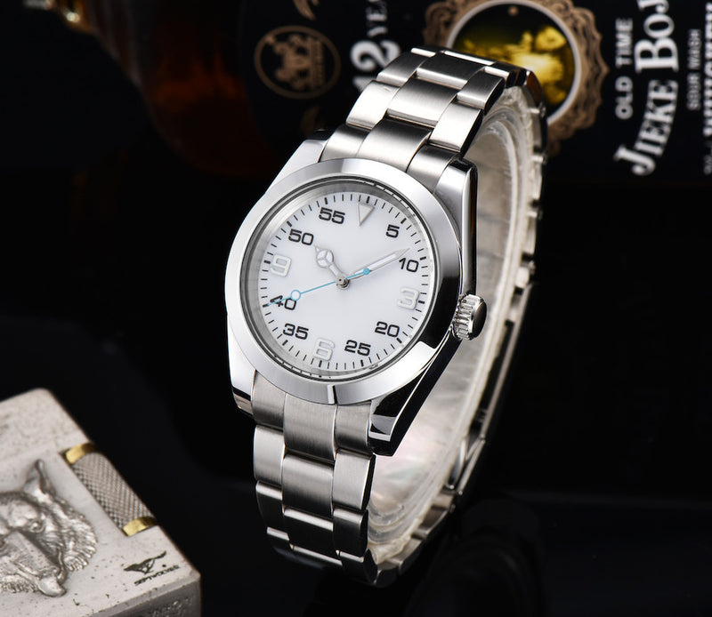 Men's Automatic Watches / High Quality Movement Air King White / Suits, Popular Luxury Brands / Waterproof / Fashion