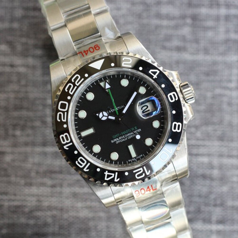 904L GMT Ceramic Bezel Luxury New Men Mechanical Automatic ETA 3285 Movement Watch Sport AAA+ Rolexable Watches Sapphire Glass