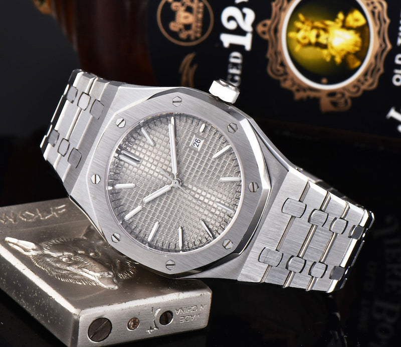 AP Men's Automatic Watch Royal Oak 41mm Sapphire Glass Mechanical Parnis AP77