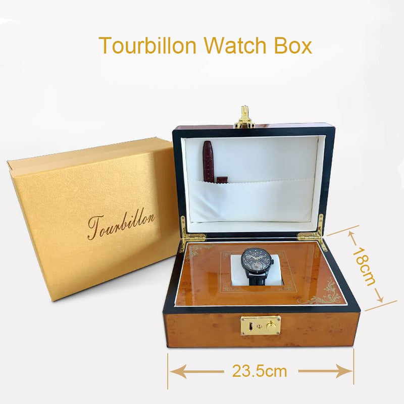 AESOP montre homme luxe Flying Tourbillon Men's Mechanical Watches Male Rotary Skeleton Watch for Men Male Clocks zegarek meski