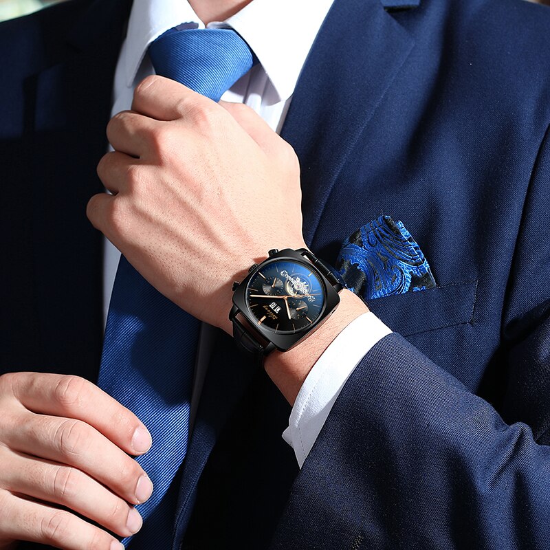 AILANG 2020 new watch men's automatic mechanical watch waterproof tourbillon black technology luminous fashion men's watch