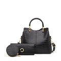 Alligator 3-piece Set Composite Bag Designer High Quality PU Leather Women Handbag Ladies Fashion Small Shoulder Crossbody Bag