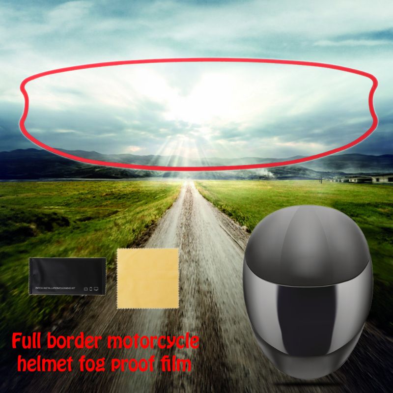 Anti-Fog Helmet Universal Lens Film For Motorcycle Visor Shield Fog Resistant Moto Racing Accessories