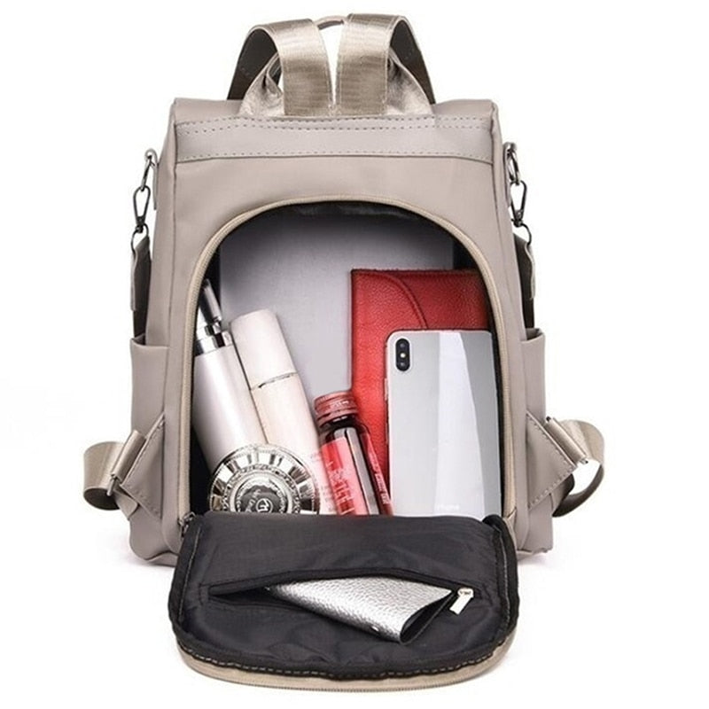 Anti Theft Backpack  Women Backpacks Fashion Multifunctional Travel Backpack Waterproof Large Capacity Bag Women Schoolbag