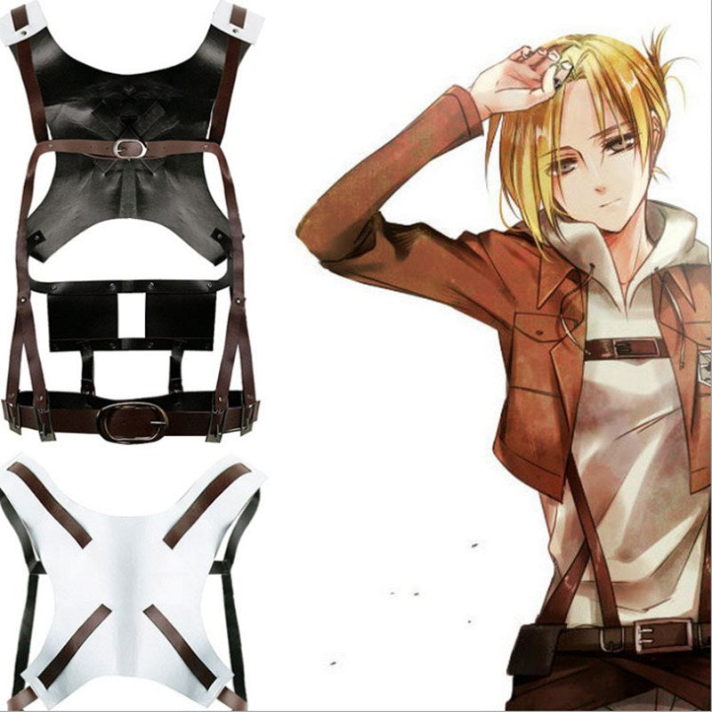 Attack on Titan Shingeki no Kyojin Cosplay Costumes Set Recon Corps Leather Shorts Harness Belt Apron Skirt Scouting Legion Cape