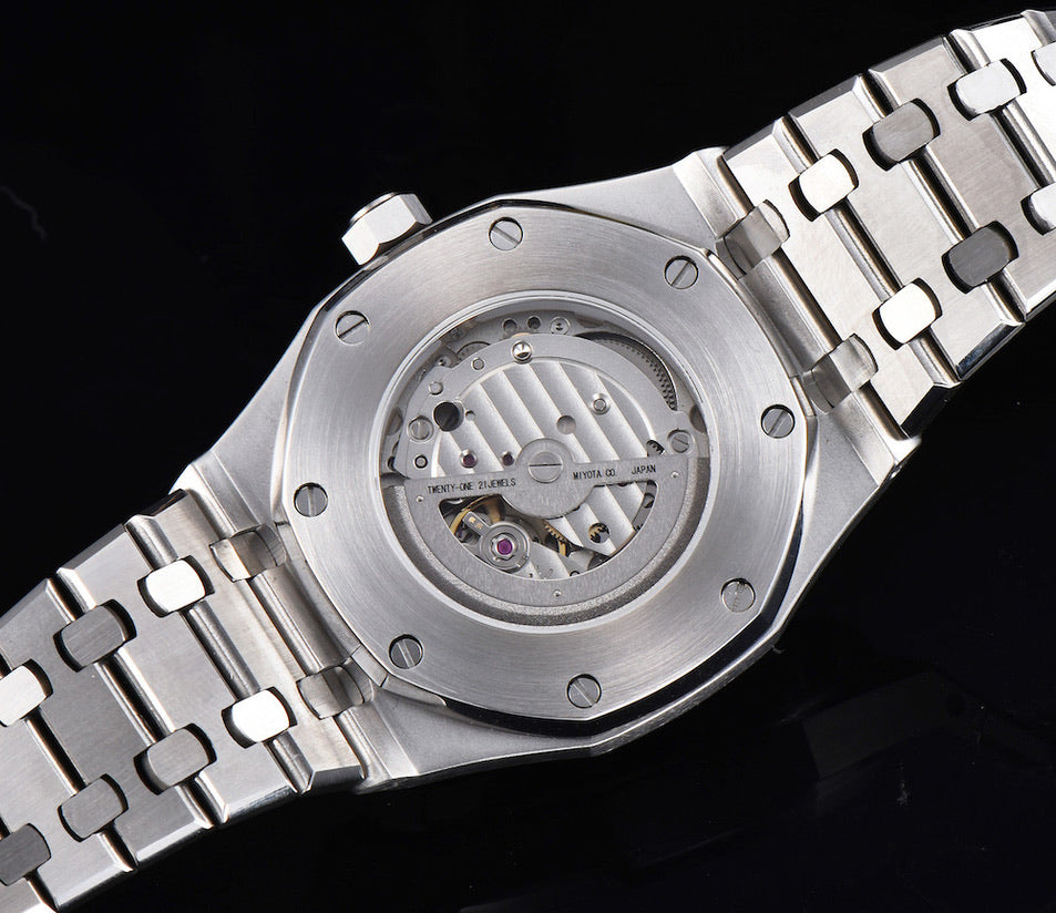 AP Men's Automatic Watch Royal Oak 41mm Sapphire Glass Mechanical Parnis AP77