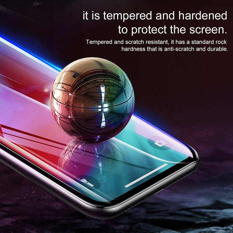 Baseus 0.23mm Screen Protector For iPhone 11 Pro Max XS Max XR X 11pro Tempered Glass Full Cover Protective Glass For iPhone11