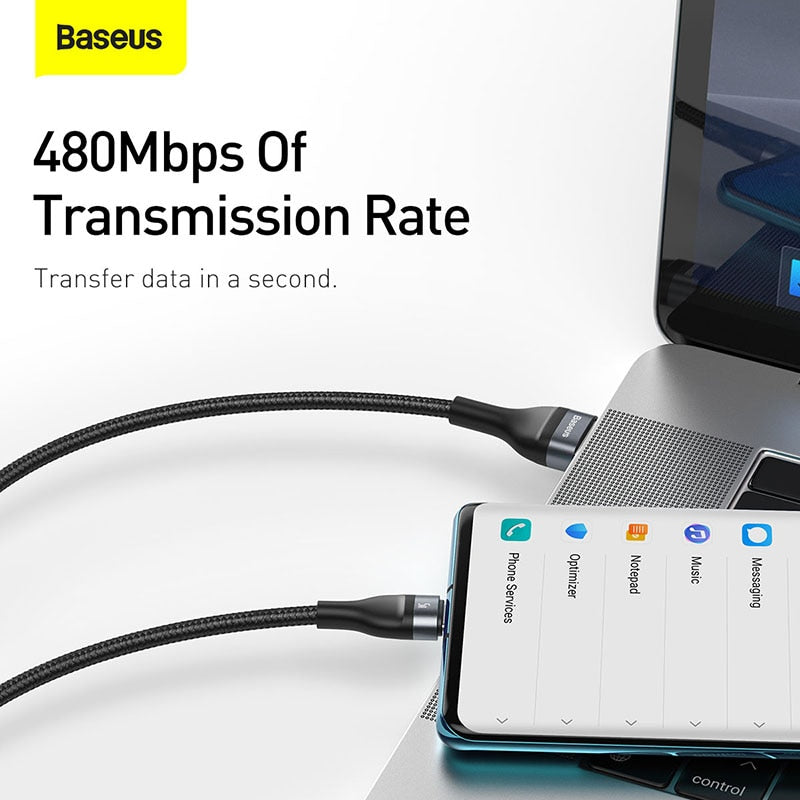 Baseus 5A USB Type C Cable for Xiaomi Samsung Fast Charging 3 in 1 Data Cable for iPhone 11 Pro X 8 6S Micro USB Cable Wire Cord
