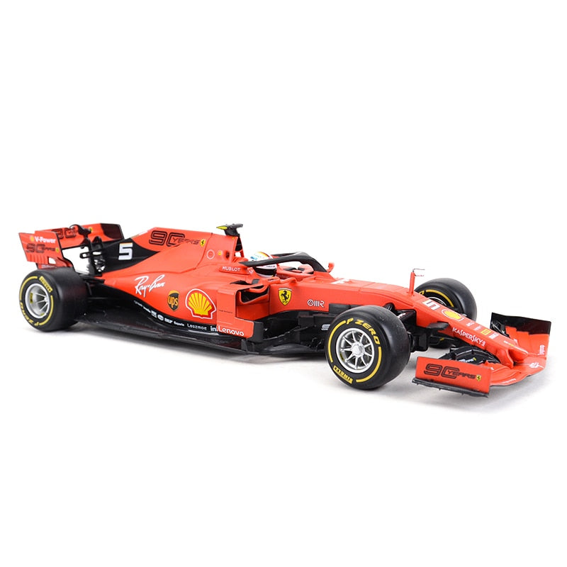 Bburago 1:18 2019 SF90 F1 Racing #16 #05 Formula Car Static Die Cast Vehicles Collectible Model Car Toys